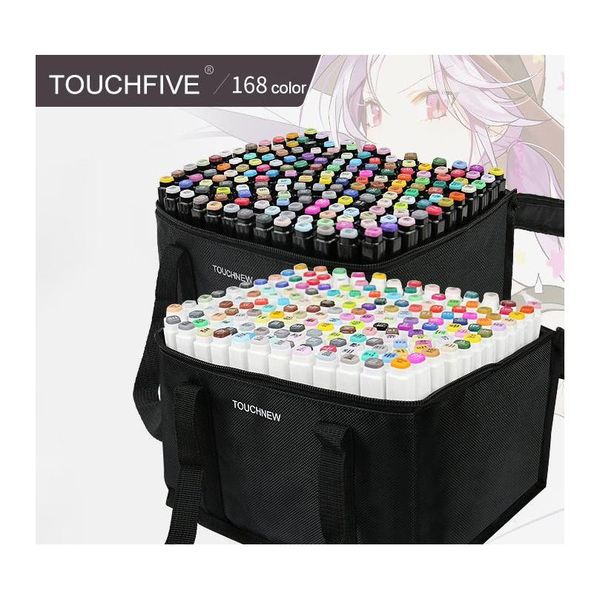 touchfive 168 color art markers set dual headed artist sketch oily alcohol based markers for animation manga luxury pen school
touchfive 168 color art markers set dual headed artist sketch oily alcohol based markers for animation manga luxury pen school
