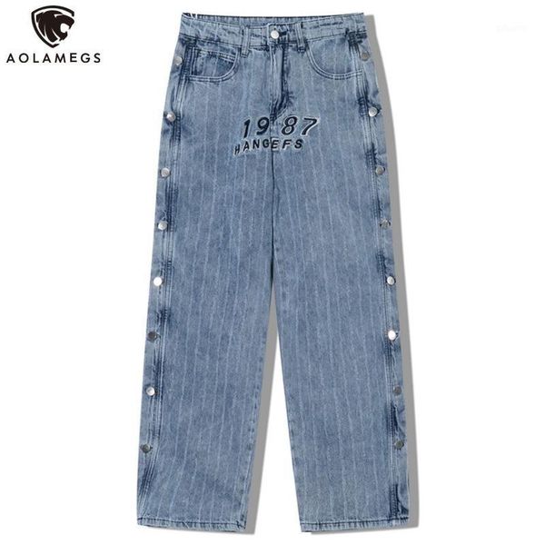 aolamegs men jeans letter embroidery striped print denim pants autumn casual straight trousers harajuku college style streetwear1, Blue
aolamegs men jeans letter embroidery striped print denim pants autumn casual straight trousers harajuku college style streetwear1, Blue