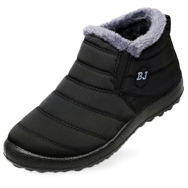 plus size warm fur snow plush inside shoes black winter boots for men waterproof mans footwear y200506
plus size warm fur snow plush inside shoes black winter boots for men waterproof mans footwear y200506