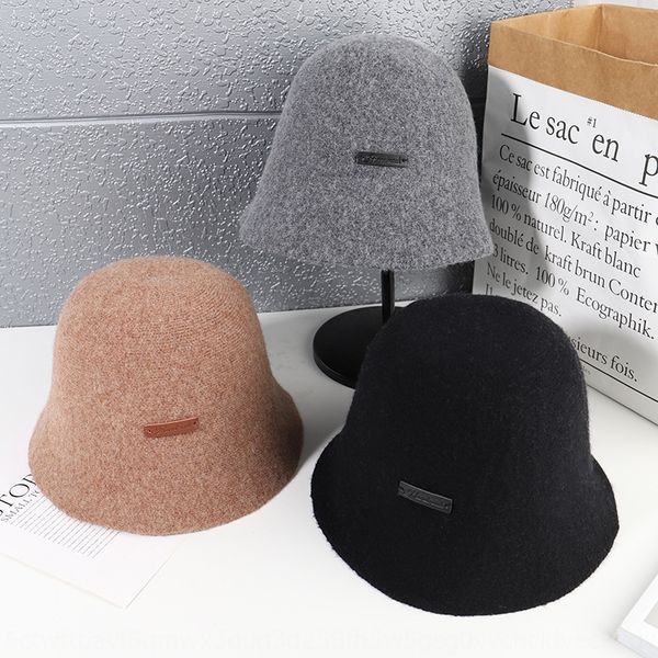 6za3z autumn and winter wool british style warm warm fisherman bucket bucket versatile fisherman hat foldable fashionable label hat, Brown;gray
6za3z autumn and winter wool british style warm warm fisherman bucket bucket versatile fisherman hat foldable fashionable label hat, Brown;gray