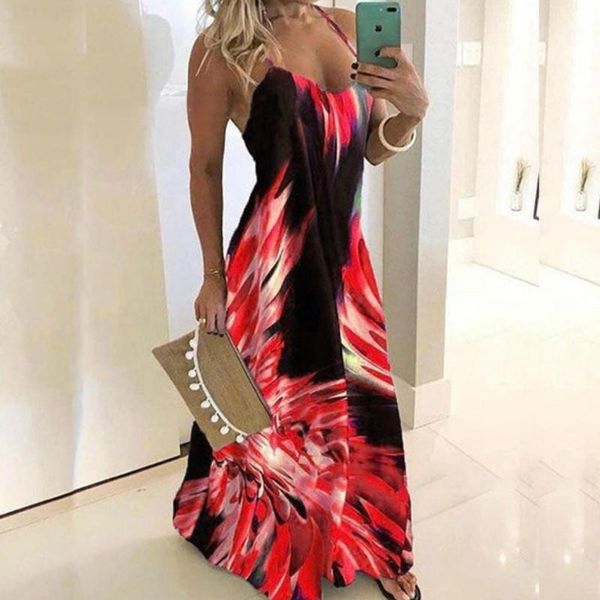 blue red slim flower print dress spaghetti strap sleeveless women long dress summer beach printing dresses plus size 5xl1, Black;gray
blue red slim flower print dress spaghetti strap sleeveless women long dress summer beach printing dresses plus size 5xl1, Black;gray