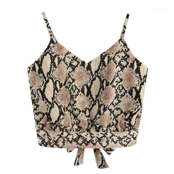 women's lady self tie back v neck snake print crop camisole tank blouse off shoulder shirt sleeveless sommerweste#ew1, White
women's lady self tie back v neck snake print crop camisole tank blouse off shoulder shirt sleeveless sommerweste#ew1, White