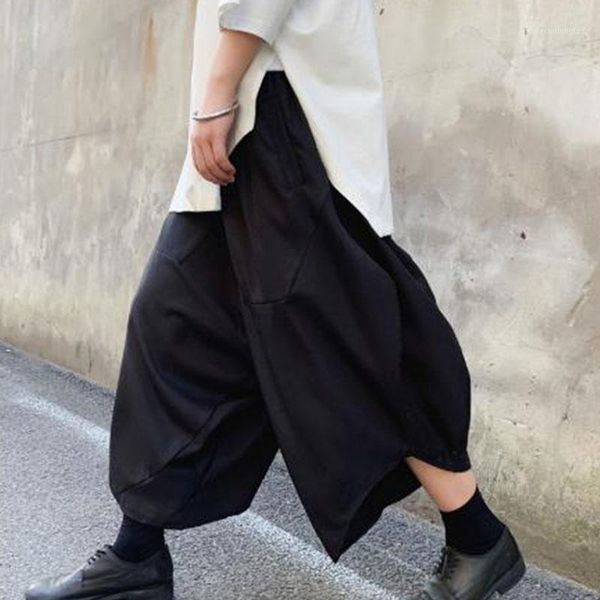 men's pants men's shorts dark yamamoto style baggy street hip-hop punk slacks culottes nine minutes trend1, Black
men's pants men's shorts dark yamamoto style baggy street hip-hop punk slacks culottes nine minutes trend1, Black