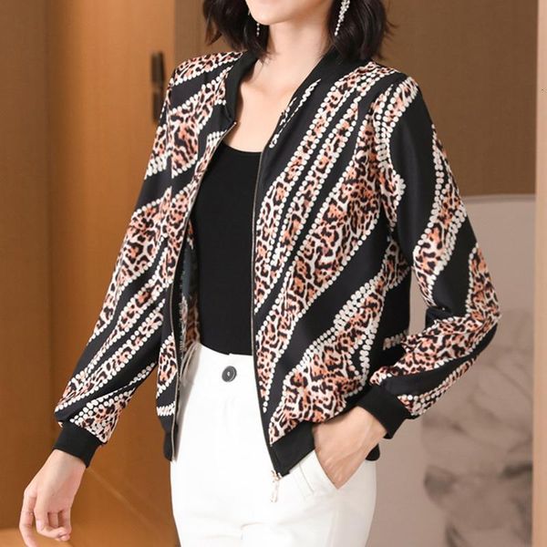 2021 new korean fashion summer print basic jacket women zipper coats long sleeve thin short jackets female bomber jacket clothes, Black;brown
2021 new korean fashion summer print basic jacket women zipper coats long sleeve thin short jackets female bomber jacket clothes, Black;brown
