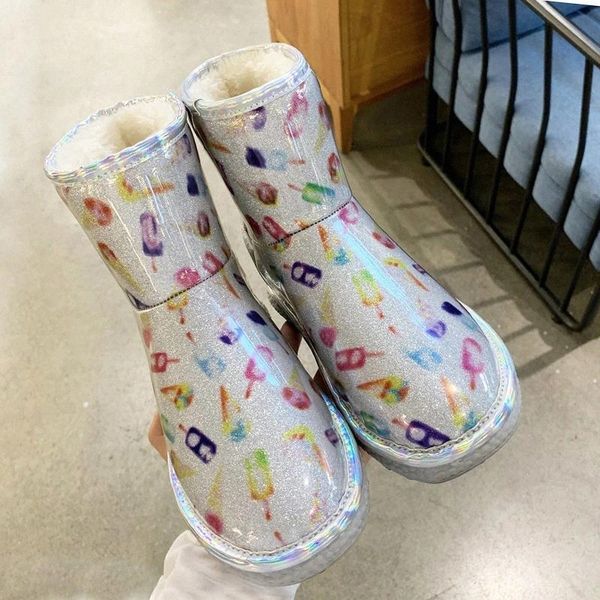 lucyever lovely mix color women pu leather ankle boots 2020 winter thicken warm short plush shoes woman waterproof snow boots #2j6w, Black
lucyever lovely mix color women pu leather ankle boots 2020 winter thicken warm short plush shoes woman waterproof snow boots #2j6w, Black