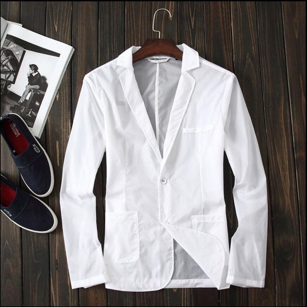 2020 spring and s-6xl summer ultra-light breathable white sunscreen translucent suit men jacket trend sun protection clothes 32kz, White;black 
2020 spring and s-6xl summer ultra-light breathable white sunscreen translucent suit men jacket trend sun protection clothes 32kz, White;black