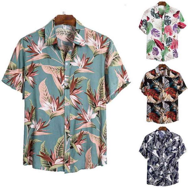 jodimitty new arrival men's men hawaiian camicias casual a button wild shirts printed short mouwen blouses, White;black
jodimitty new arrival men's men hawaiian camicias casual a button wild shirts printed short mouwen blouses, White;black