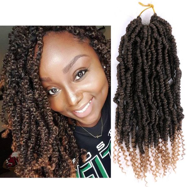 12" bomb twist crochet hair 24 strands/pcs spring twist hair black brown bug 60g/pack ombre braiding hair extensions
12" bomb twist crochet hair 24 strands/pcs spring twist hair black brown bug 60g/pack ombre braiding hair extensions