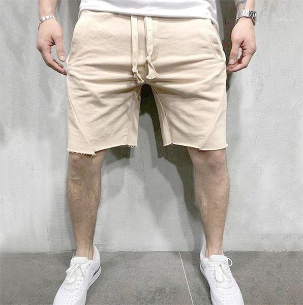 men shorts wild style solid color ripped short pants jogger workout shorts men1, White;black
men shorts wild style solid color ripped short pants jogger workout shorts men1, White;black
