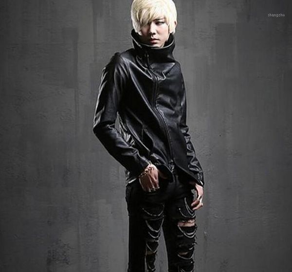 s-4xl 2019 spring/autumn men new fashion leisure high collar fur clothing personality irregular jacket1, Black
s-4xl 2019 spring/autumn men new fashion leisure high collar fur clothing personality irregular jacket1, Black