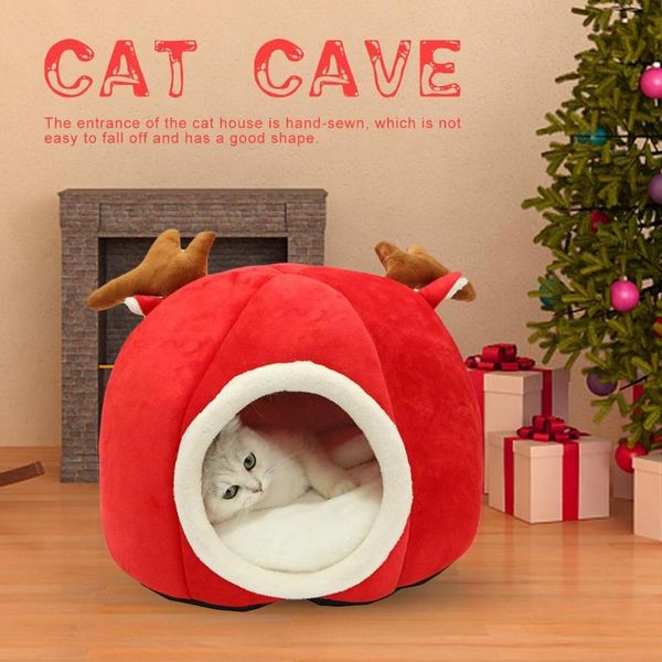 warm cat's house cat bed christmas elk shape sofa soft plush dog cat little mat indoor pet kennel cama gato accessories
warm cat's house cat bed christmas elk shape sofa soft plush dog cat little mat indoor pet kennel cama gato accessories