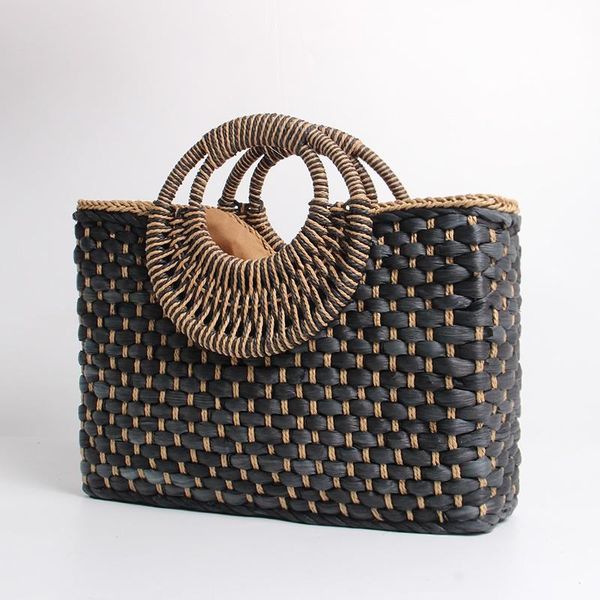 women handbag straw bag female 2020 new large-capacity handmade beach bag black travel holiday round woven handbag sac a main
women handbag straw bag female 2020 new large-capacity handmade beach bag black travel holiday round woven handbag sac a main