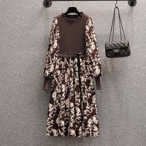 vestidos plus size dress women patchwork sweater dress sashes vestidos mujer spring autumn de fiesta de noche robe, Black;gray
vestidos plus size dress women patchwork sweater dress sashes vestidos mujer spring autumn de fiesta de noche robe, Black;gray