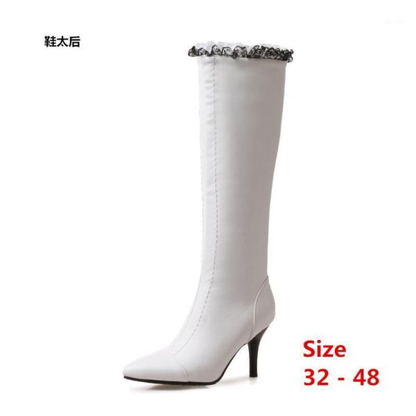 high heel women knee high boots heels spring autumn woman shoes women long boots small big size 32 - 481, Black
high heel women knee high boots heels spring autumn woman shoes women long boots small big size 32 - 481, Black