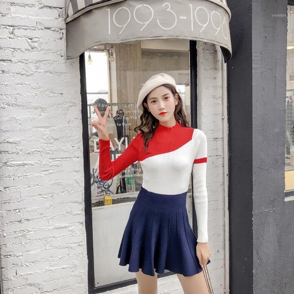 sweater women fashion ladys autumn knitted sweater long sleeve patchwork slim casual jumper pull femme nouveaute 20191, White;black
sweater women fashion ladys autumn knitted sweater long sleeve patchwork slim casual jumper pull femme nouveaute 20191, White;black