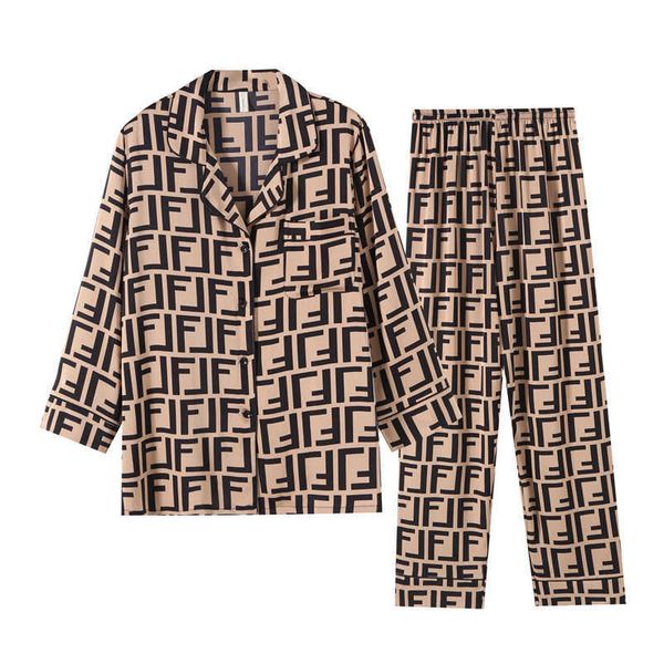 men's pyjamas new couple pajamas fashion thin men's long sleeve suit silk home clothes women's ice silk can, Black;brown
men's pyjamas new couple pajamas fashion thin men's long sleeve suit silk home clothes women's ice silk can, Black;brown