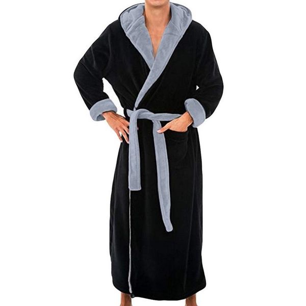 men casual flannel robe bathrobe soft homewear kimono gown sleepwear winter warm coral fleece nightwear autumn winter nightgown, Gray
men casual flannel robe bathrobe soft homewear kimono gown sleepwear winter warm coral fleece nightwear autumn winter nightgown, Gray