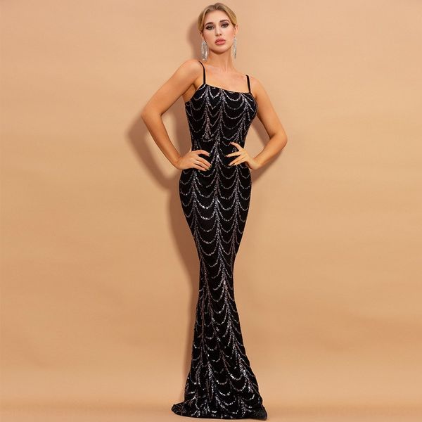sequin mop floor long slim fit show thin temperament host party sleeveless body mop dress party dress dex6i, Black;gray
sequin mop floor long slim fit show thin temperament host party sleeveless body mop dress party dress dex6i, Black;gray