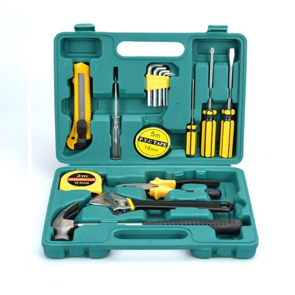 household hand tool set box hammer pliers scissors repair multi-function screwdriver bit
household hand tool set box hammer pliers scissors repair multi-function screwdriver bit