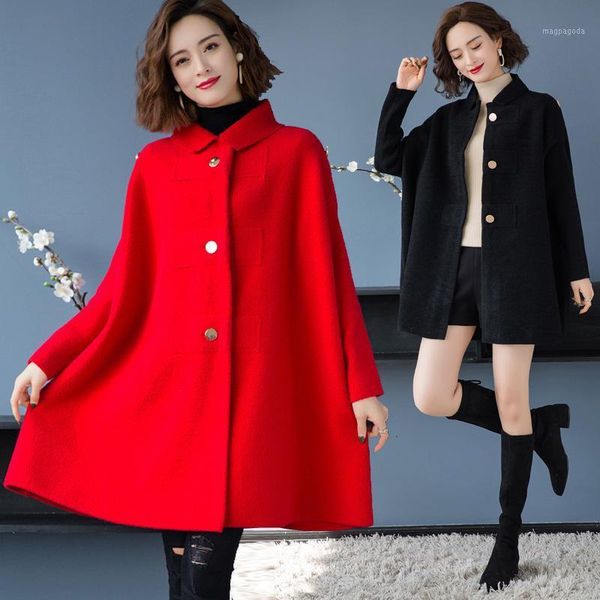 in autumn/winter mink wool coat female 300 jins over-the-knee plus-size double-sided velvet cloth coat adds fertilizer1, Black
in autumn/winter mink wool coat female 300 jins over-the-knee plus-size double-sided velvet cloth coat adds fertilizer1, Black