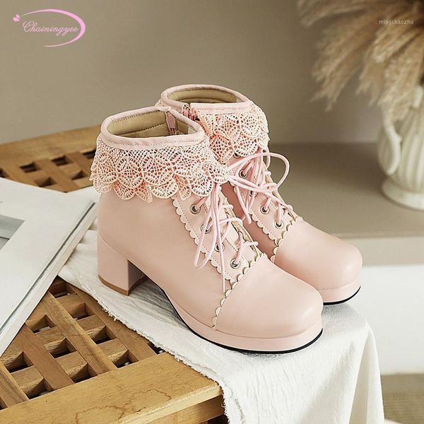 boots sweet princess style round toe winter warm ankle fashion lace-up zipper medium heel thick snow women's shoes1, Black
boots sweet princess style round toe winter warm ankle fashion lace-up zipper medium heel thick snow women's shoes1, Black