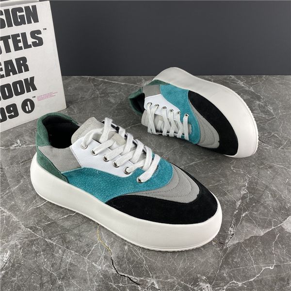 spring new thick bottom tidal breathable leisure sports shoes round head fashion light flat heels, Black
spring new thick bottom tidal breathable leisure sports shoes round head fashion light flat heels, Black