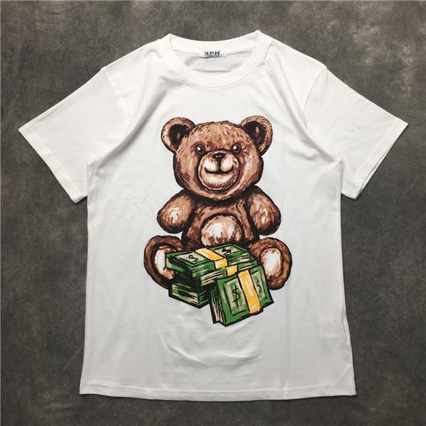 men 2021 new luxury dollars bear hip shirt skateboard cotton street t-shirts kenye s-xxl # k54 qc91, White;black
men 2021 new luxury dollars bear hip shirt skateboard cotton street t-shirts kenye s-xxl # k54 qc91, White;black