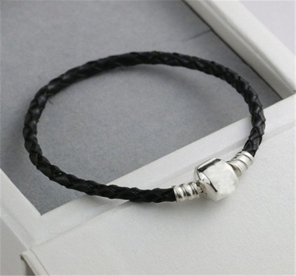 s925 sterling silver leather bracelet reflection clip charm reflection crown clip eternal charm for pandora style bracelet set, Black
s925 sterling silver leather bracelet reflection clip charm reflection crown clip eternal charm for pandora style bracelet set, Black