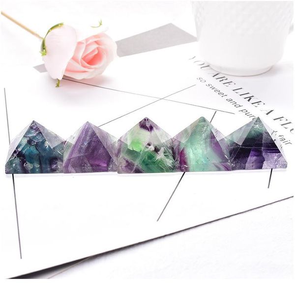 natural fluorite pyramid quartz healing stone reiki crystal tower point home decor crafts of gem stone meditation o jllghc, Black
natural fluorite pyramid quartz healing stone reiki crystal tower point home decor crafts of gem stone meditation o jllghc, Black