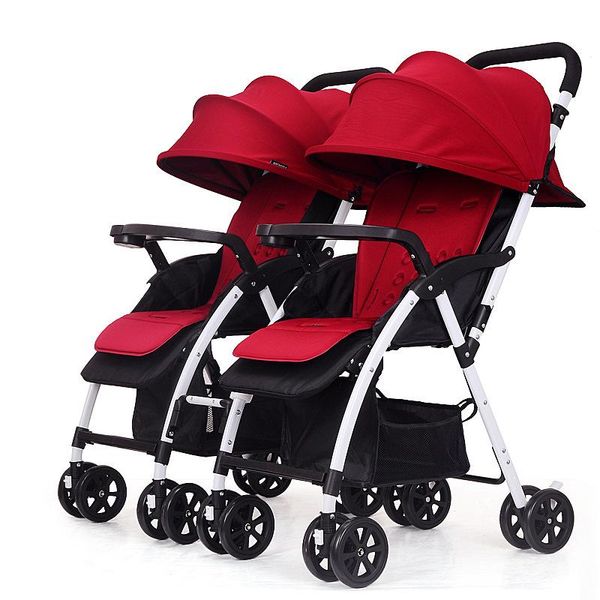 lightweight twin baby stroller double trolley foldable can be flat and detachable two-way implementation baby carriage 0-36m
lightweight twin baby stroller double trolley foldable can be flat and detachable two-way implementation baby carriage 0-36m