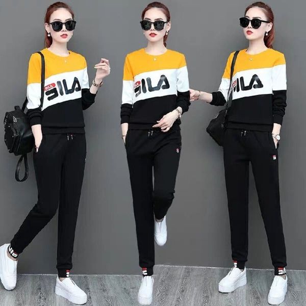 j8vkp casual sports suit slimming spring trendy sweater stitching 2020 new contrast color sweaterautumn loose women's sweater two-piece, Gray
j8vkp casual sports suit slimming spring trendy sweater stitching 2020 new contrast color sweaterautumn loose women's sweater two-piece, Gray