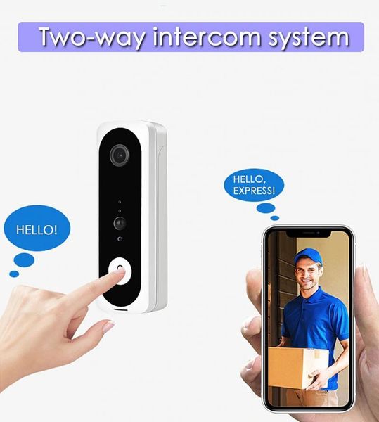 doorbells 1pcs v20 smart wifi video doorbell camera visual intercom with chime night vision ip door bell wireless home security
doorbells 1pcs v20 smart wifi video doorbell camera visual intercom with chime night vision ip door bell wireless home security