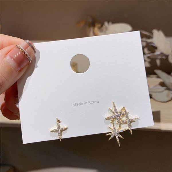 shiny side fashion accessories crystal star stud earrings for women gift elegant irregular earrings, Golden;silver
shiny side fashion accessories crystal star stud earrings for women gift elegant irregular earrings, Golden;silver