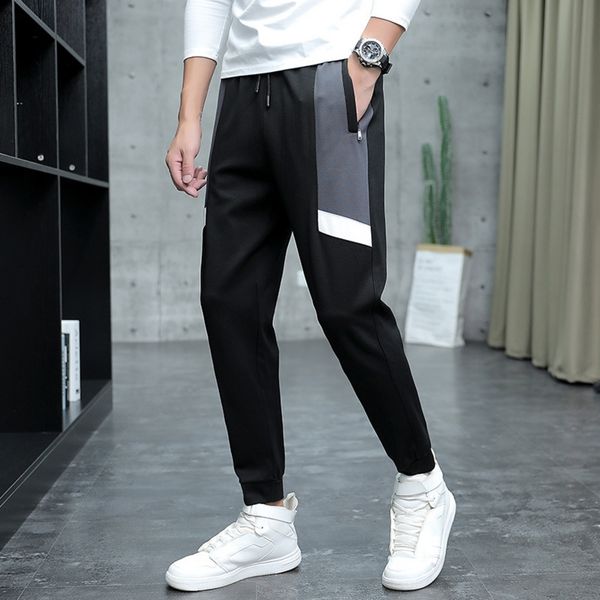 ca1mg spring autumn and pants men's casual fashion stitching leggings leggings fashionable men's trousers versatile tight sports p, Blue
ca1mg spring autumn and pants men's casual fashion stitching leggings leggings fashionable men's trousers versatile tight sports p, Blue