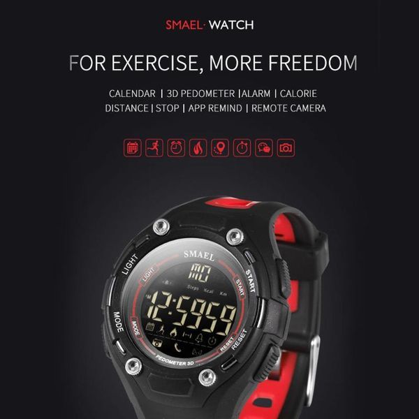 brand black red child spor watch student sport electronic chronograph wristwatches 50m waterproof led display men's clock, Silver
brand black red child spor watch student sport electronic chronograph wristwatches 50m waterproof led display men's clock, Silver