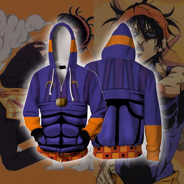 2021 new hoodies men anime jojos bizarre adventure cosplay women hoodie jacket casual sweatshirts rtcx, Black
2021 new hoodies men anime jojos bizarre adventure cosplay women hoodie jacket casual sweatshirts rtcx, Black