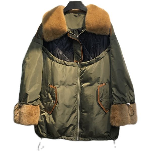 2020 luxury really mink fur collar down jacket winter thicken 90 white duck parka female miu, Black;brown
2020 luxury really mink fur collar down jacket winter thicken 90 white duck parka female miu, Black;brown