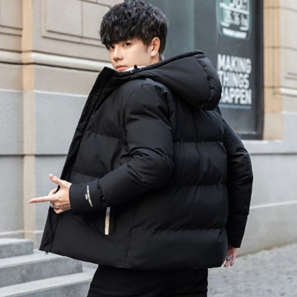 men's cotton 2020 new korean down thiened autumn and winter jaet zichao brand, Black
men's cotton 2020 new korean down thiened autumn and winter jaet zichao brand, Black