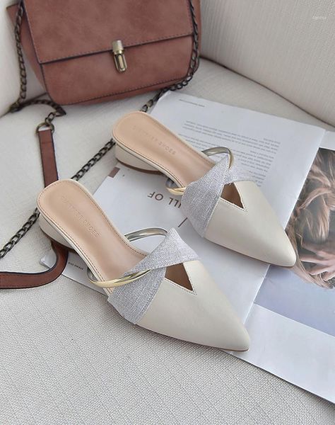 slippers half women wear the 2021 summer fashion flat thick with pointed end mill in joker color matching shoes1, Black
slippers half women wear the 2021 summer fashion flat thick with pointed end mill in joker color matching shoes1, Black