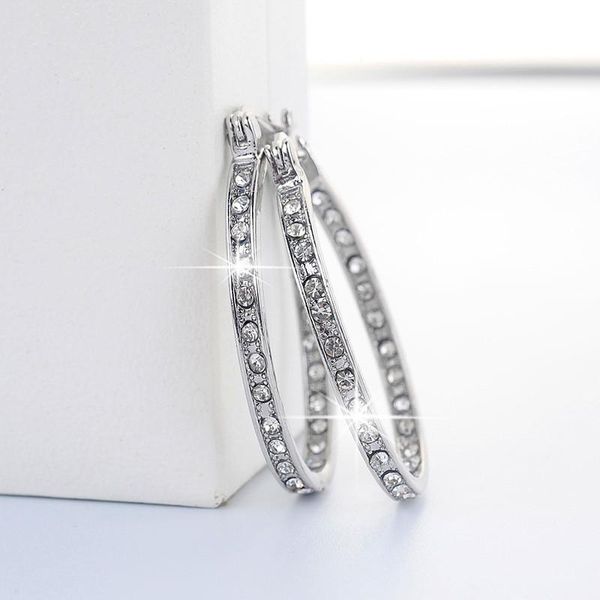 hoop & huggie luxury female big earrings statement silver color zirconia for women minimalist punk hip hop wedding, Golden;silver
hoop & huggie luxury female big earrings statement silver color zirconia for women minimalist punk hip hop wedding, Golden;silver