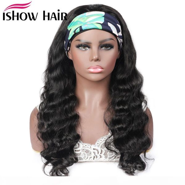 ishow 28 30inch human hair wigs with headbands easy to install body yaki straight water headband wig loose deep curly none lace wigs, Black;brown
ishow 28 30inch human hair wigs with headbands easy to install body yaki straight water headband wig loose deep curly none lace wigs, Black;brown