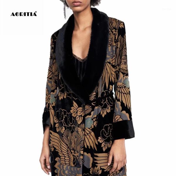 2019 sprint winter women trench coat long fur collar outwear women's print coats1, Tan;black
2019 sprint winter women trench coat long fur collar outwear women's print coats1, Tan;black