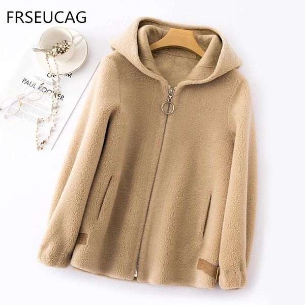 серия frseucag 19 осень и зима новых женщин короткие моды диких капюшоном куртки пальто женщин длинные волосы бархат молния пальто шерсти, Black
серия frseucag 19 осень и зима новых женщин короткие моды диких капюшоном куртки пальто женщин длинные волосы бархат молния пальто шерсти, Black