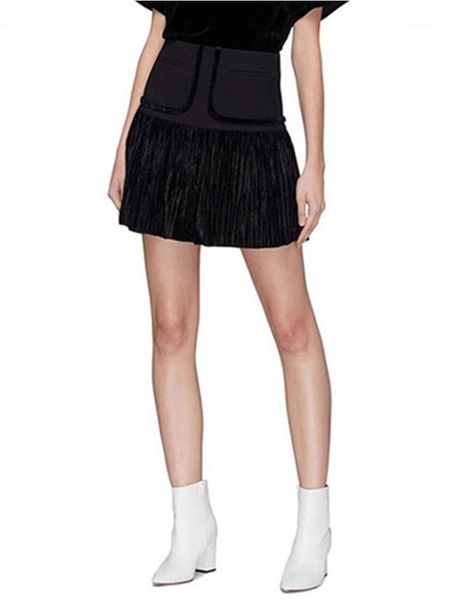 black high-waist appliques, buttocks, frills, velvet skirts, women's autumn new styles, anti-glare, all-match puff skirt1
black high-waist appliques, buttocks, frills, velvet skirts, women's autumn new styles, anti-glare, all-match puff skirt1