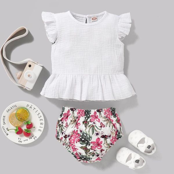 clothing sets infant girl clothes 12-18 months baby solid white sleeveless shirt and floral shorts pants toddler girls summer outfits set
clothing sets infant girl clothes 12-18 months baby solid white sleeveless shirt and floral shorts pants toddler girls summer outfits set