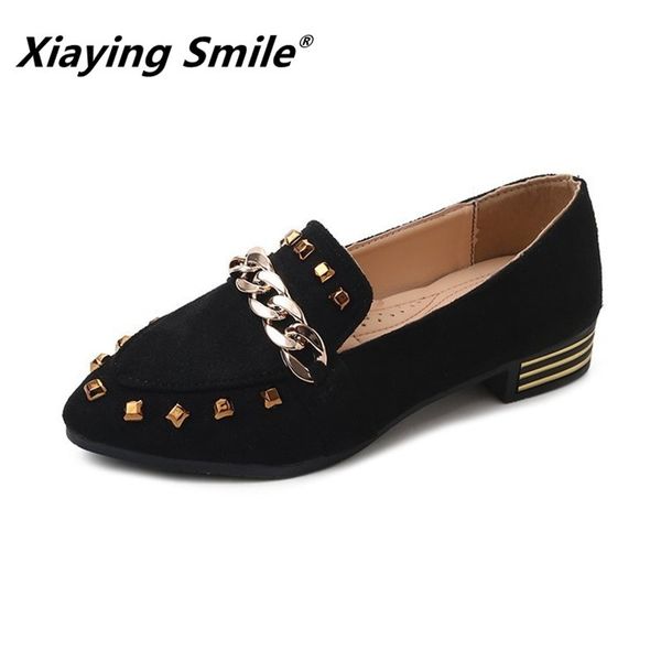 xiaying smile women pumps new fashion casual shoes spring autumn female concise mature style metal decoration pumps shoes y200111, Black
xiaying smile women pumps new fashion casual shoes spring autumn female concise mature style metal decoration pumps shoes y200111, Black