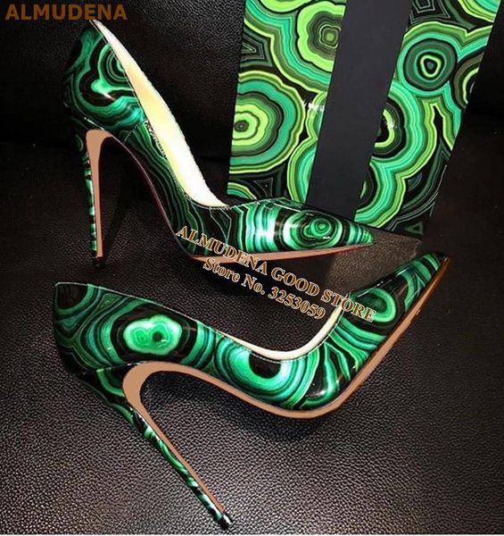 almudena green black printed pumps 12cm stiletto heels pointed toe dress shoes mixed color shallow office party shoes
almudena green black printed pumps 12cm stiletto heels pointed toe dress shoes mixed color shallow office party shoes
