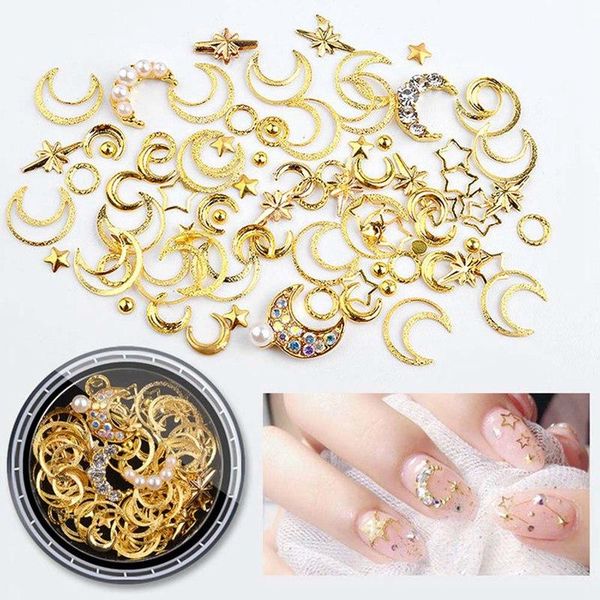 1 bottle metal moon star strip nail glitter flakes sequins gold silver diy shape polish tips nail art decorations manicure, Silver;gold
1 bottle metal moon star strip nail glitter flakes sequins gold silver diy shape polish tips nail art decorations manicure, Silver;gold