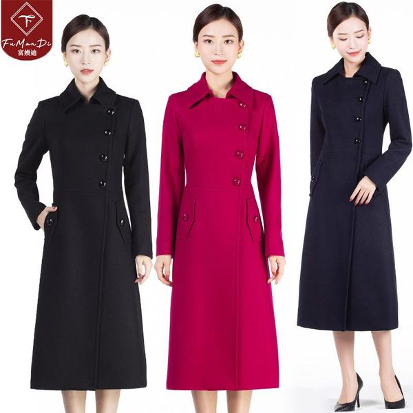 ms high-end wool woolen cloth long coat women qiu dong professional l uniform jacket jewelry store sales department, Black
ms high-end wool woolen cloth long coat women qiu dong professional l uniform jacket jewelry store sales department, Black