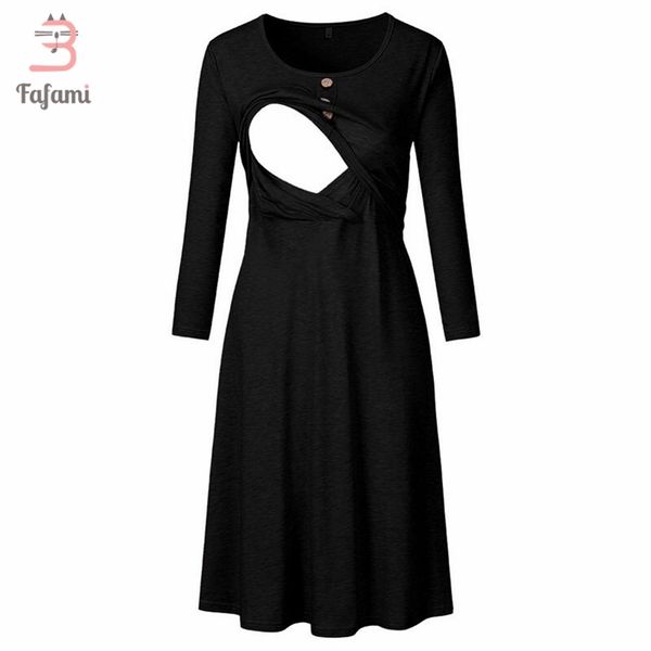 maternity nursing dress maxi long sleeve fall a line maternity dresses for breastfeeding clothes for pregnant women with button lj201123, White
maternity nursing dress maxi long sleeve fall a line maternity dresses for breastfeeding clothes for pregnant women with button lj201123, White
